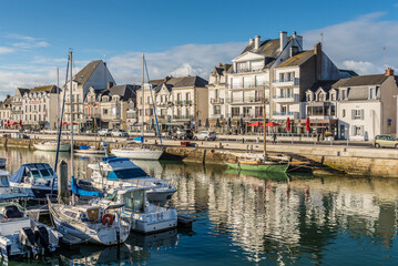 Fototapeta na wymiar Port du Pouliguen Loire-Atlantique Brittany France