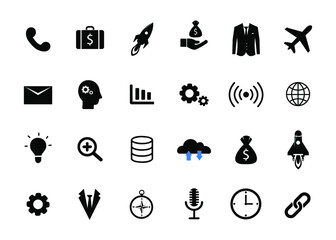 Modern Business Icons Set