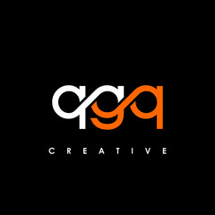 QGQ Letter Initial Logo Design Template Vector Illustration