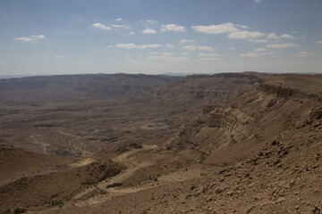 The small crater in the negev desert