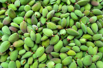 Almond, fruit, green vegetable, fruit, fresh, food