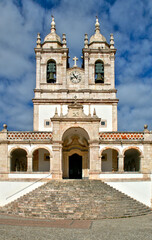 Fototapeta na wymiar Nossa Senhora da Nazare Church in Nazare. Portugal