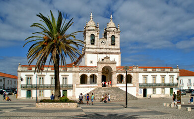 Nossa Senhora da Nazare Church in Nazare. Portugal