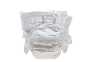 baby diapers isolated