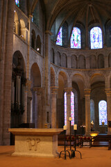 our lady church in beaugency (france)