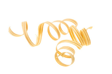 wood shavings isolated