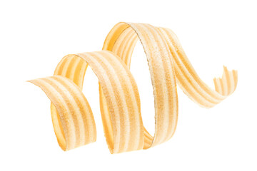 wood shavings isolated