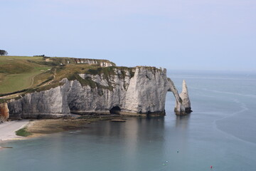Falaises normandes Etretat