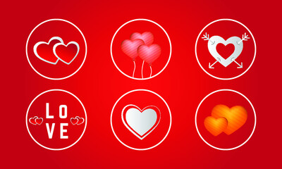 Love Vector Icons Set
