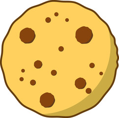 Cookies. Sweets for breakfast. Baking drawing.