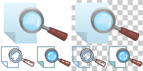 Icon magnifier and page