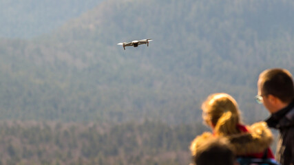 Drone in the air