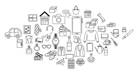 Simple icons for various lifestyles