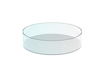 透明アクリル容器の3dレンダリング