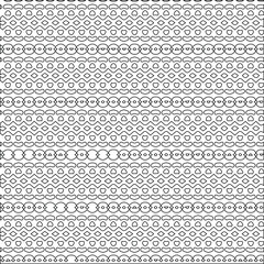 Geometric vector pattern with triangular elements. Seamless abstract ornament for wallpapers and backgrounds. Black and white colors.
