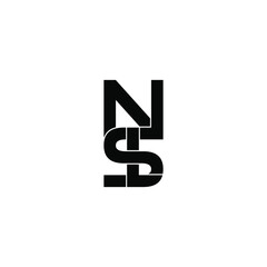 nsl letter original monogram logo design