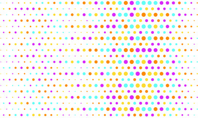 Beautiful Colored Dots Pattern