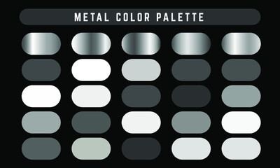 Metal Vector Color Palette