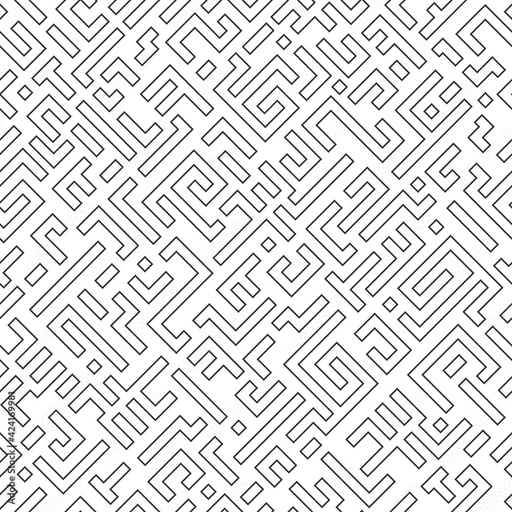 Poster abstract geometric seamless pattern. vector illustration eps10
