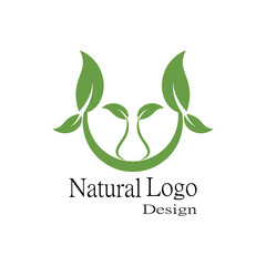 Leaf icon Vector Illustration design Logo template