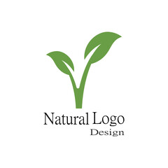 Leaf icon Vector Illustration design Logo template
