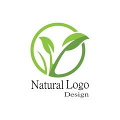 Leaf icon Vector Illustration design Logo template