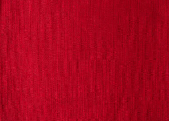 red canvas cotton napkin