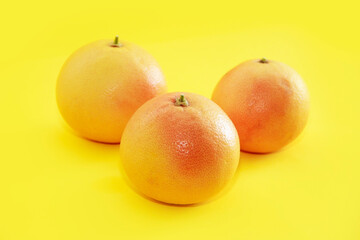 the fruit of a natural fresh orange grapefruit