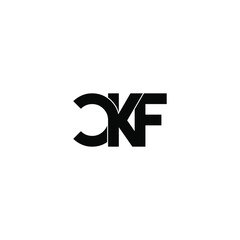 ckf letter original monogram logo design