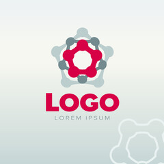 Technology Logo Template Design Vector, Emblem, Design Concept, Creative Symbol, Icon