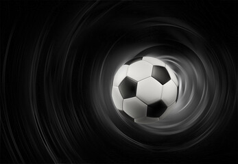 soccer ball creative abstract background graphic 3d-illustration