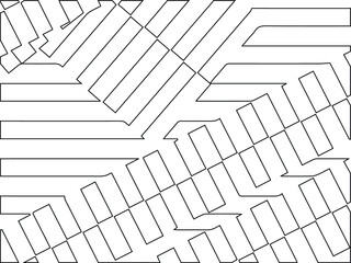 Geometric vector pattern with triangular elements. abstract ornament for wallpapers and backgrounds. Black and white colors. 