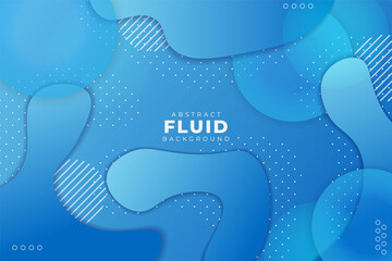 Abstract Dynamic Fluid Shape Gradient Background Blue with Glow Circle Effect