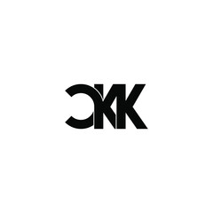 ckk letter original monogram logo design