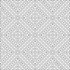 Geometric vector pattern with triangular elements. Seamless abstract ornament for wallpapers and backgrounds. Black and white colors.
