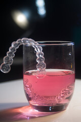 Invisible bracket aligners