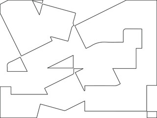 Geometric vector pattern with triangular elements. abstract ornament for wallpapers and backgrounds. Black and white colors. 