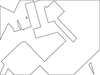 Geometric vector pattern with triangular elements. abstract ornament for wallpapers and backgrounds. Black and white colors.
