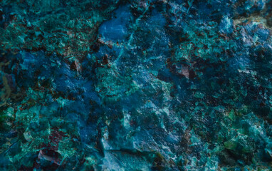 Naklejka na ściany i meble crystal stone mienral macro photo of the enlarged stones close-up