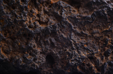 crystal stone mienral macro photo of the enlarged stones close-up