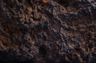 crystal stone mienral macro photo of the enlarged stones close-up