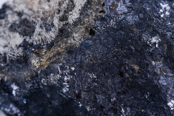 crystal stone mienral macro photo of the enlarged stones close-up