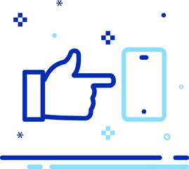 Gesture  indicate  preference  signal  them  these  those 