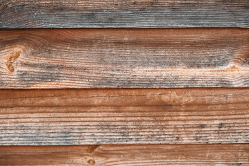 Fototapeta premium Old board surface as background texture. Copy, empty space for text