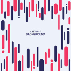 Abstract background of chaotic vertical lines, rounded stripes. Abstract geometric composition. Applicable for covers, placards, posters, brochures, flyers, banner designs. Color vector illustration.