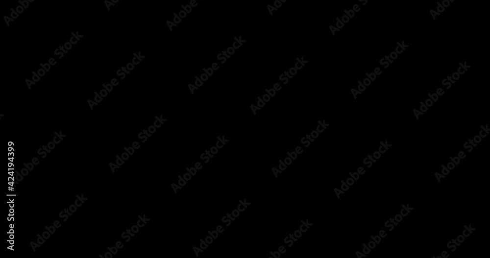 Poster click icon animation with optional luma matte. alpha luma matte included. 4k video