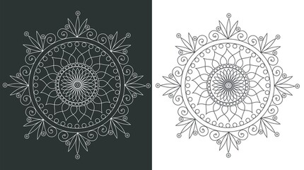 Floral Abstract Art, Rangoli Design, Floral Illustration