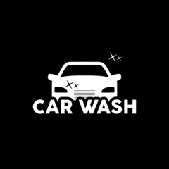 Car wash icon isolated on dark background