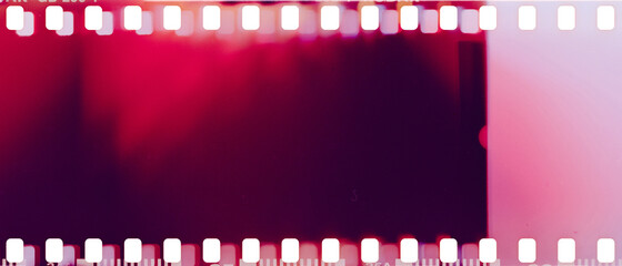 real film strip texture with burn light leaks, abstract background - 424200958
