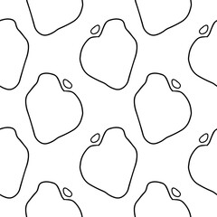 Colorful abstract seamless pattern with uneven round stains, spots, geometrical shapes, splashes background.